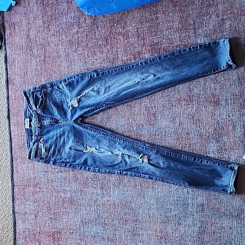 Studio Blue Distressed Skinny Jean